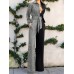 Casual color blocking jumpsuit HF3101-03-01 Casual color blocking jumpsuit HF3101-03-01