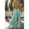 Sexy V-neck camisole loose jumpsuit HF3423-02-02